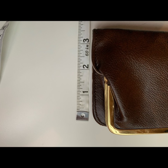 Vintage Stitched Boho 70s Clutch In Orange and Pink - Picture 10 of 13